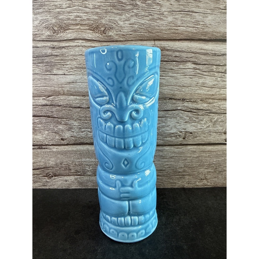 Hawaii Lucky Tiki Mug 2011 KC Co. Blue